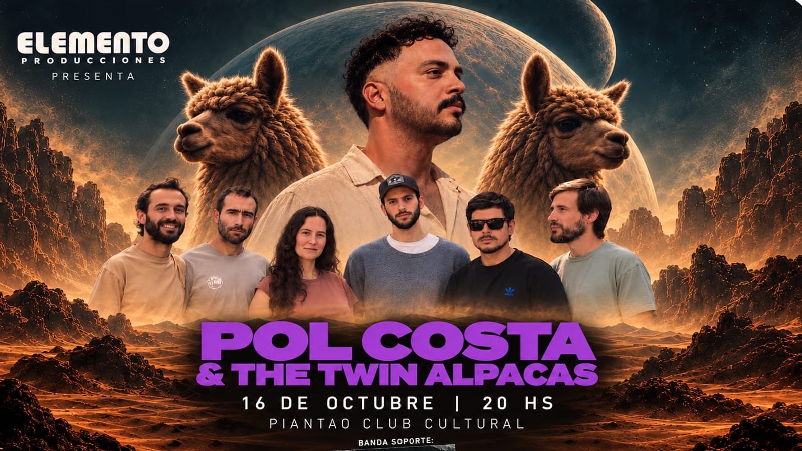 Pol Costa & the twin alpacas + Los Darlings